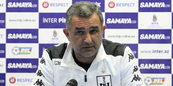 "Neftçi"nin baş məşqçisi 1:8 hesablı məğlubiyyətə görə üzr istədi