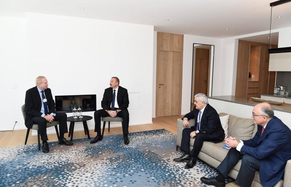Prezident İlham Əliyev BP şirkətinin baş icraçı direktoru ilə görüşdü