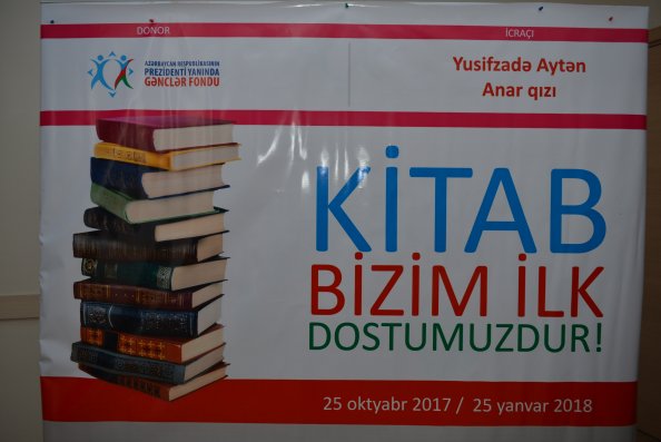 "Kitab bizim ilk dostumuzdur!" - Gənclər Fondunun layihəsi