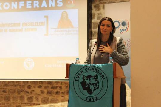 Qənirə Paşayeva Edirne vilayətində Xocalı soyqırımı ilə bağlı konfrans verdi