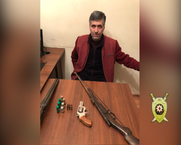 "Bandotdel" əməliyyat keçirdi: silah-sursat götürüldü