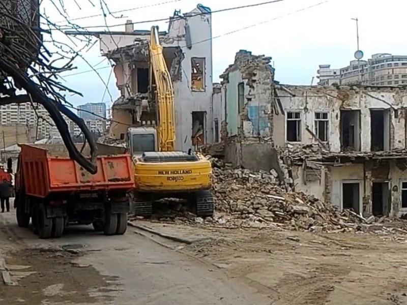 "Sovetski"də genişmiqyaslı söküntüyə başlanılır