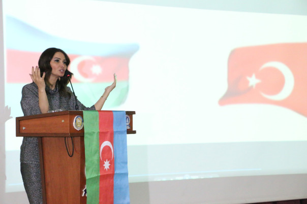 Qənirə Paşayeva Türkiyə Polis Okulunda Azərbaycan və Türk dünyası ilə bağlı konfrans verib