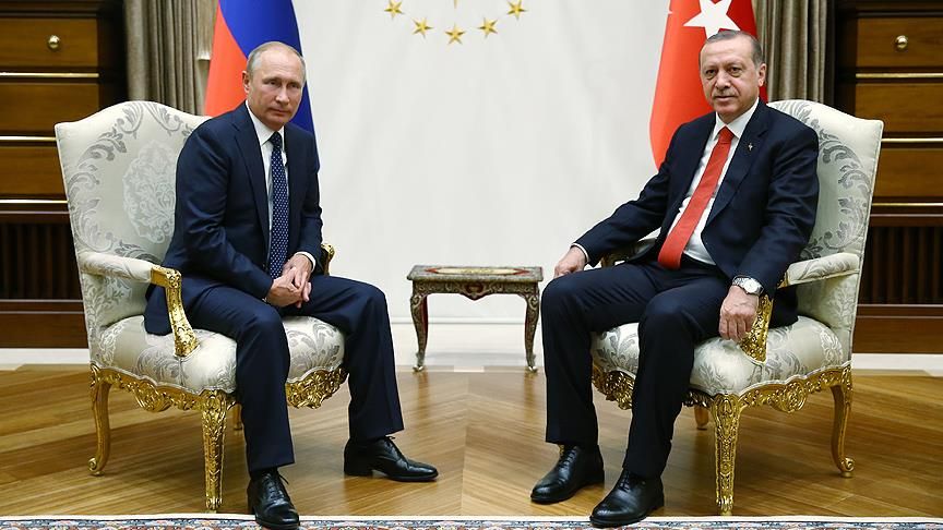 Ərdoğan və Putin arasında telefon danışığı olub