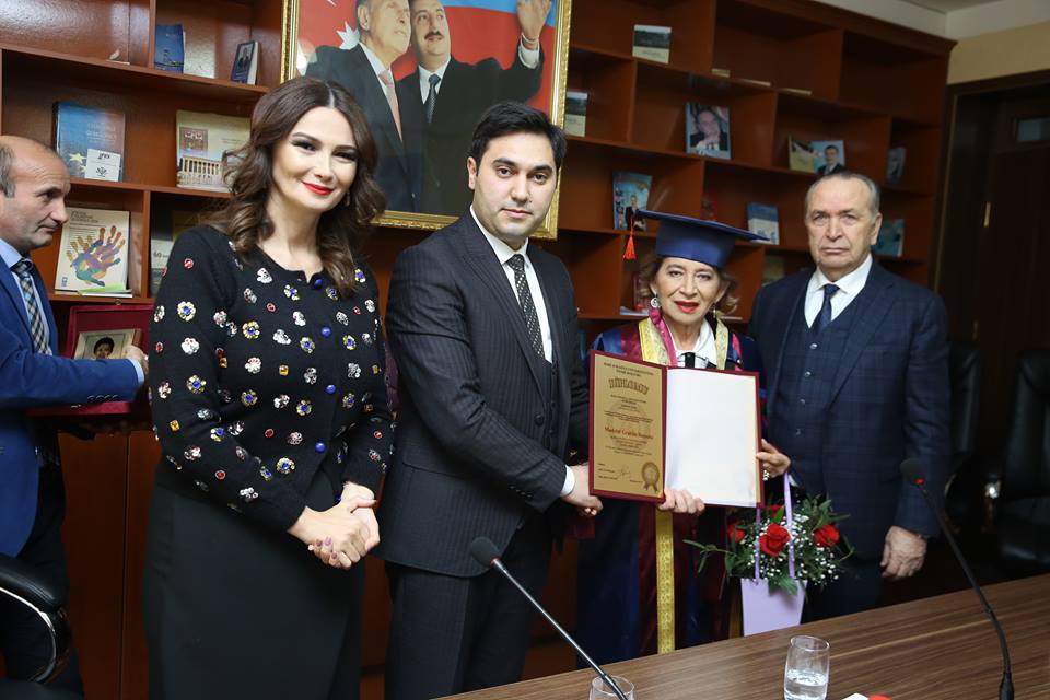 Madalet Başustaya Avrasiya Universitetinin Fəxri Doktoru adı verildi