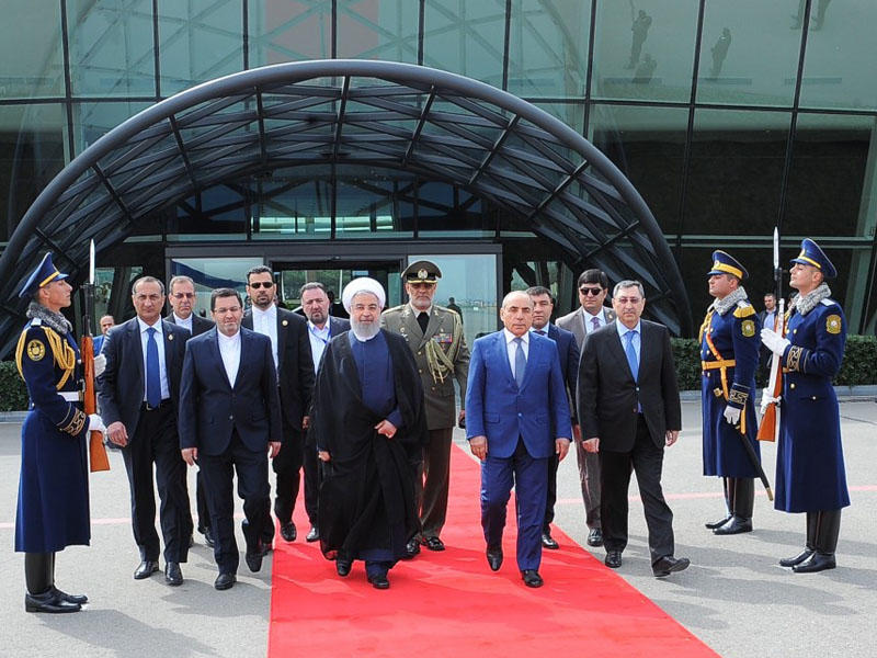 Həsən Ruhaninin Azərbaycana rəsmi səfəri başa çatdı