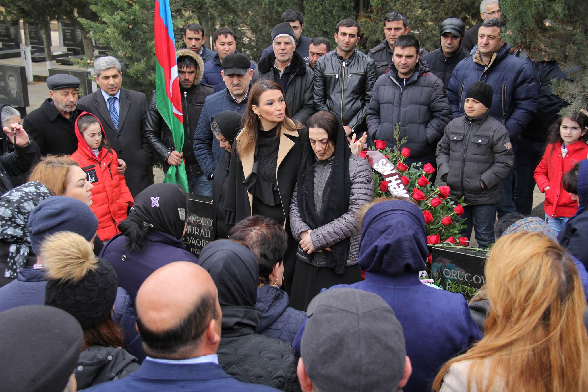 Qənirə Paşayeva şəhidlərimiz Raquf Orucov və Murad Məmmədovun anım tədbirində çıxış edib