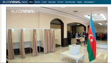 “Euronews” Azərbaycandakı prezident seçkiləri ilə bağlı reportaj verib