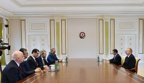 İlham Əliyev türkiyəli deputatları qəbul etdi