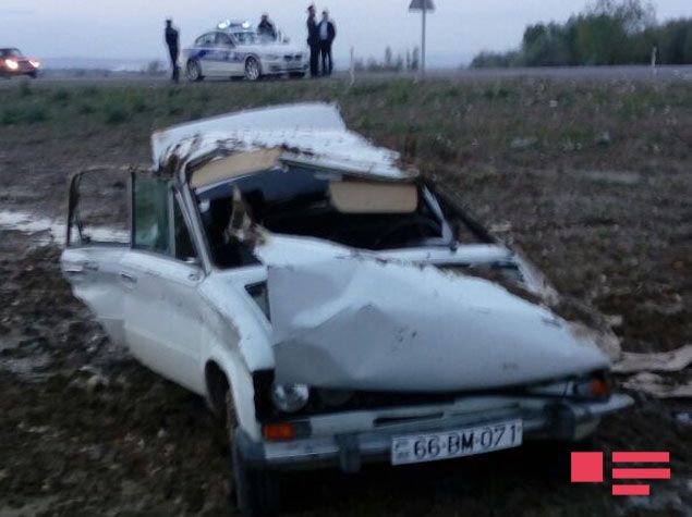 Yevlaxda ağır yol qəzası baş verib