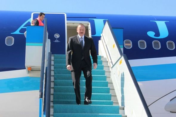 İlham Əliyev Türkiyədədir - FOTO