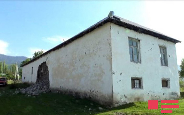 Azərbaycanda uşaq bağçası uçdu - Foto