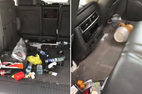 Bakıda ərəblər maşının başına oyun açdı: Aftafa, “pampers”, zibillik… – VİDEO