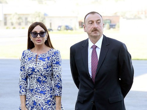 İlham Əliyev və xanımı "Dinamo" otelinin açılışında