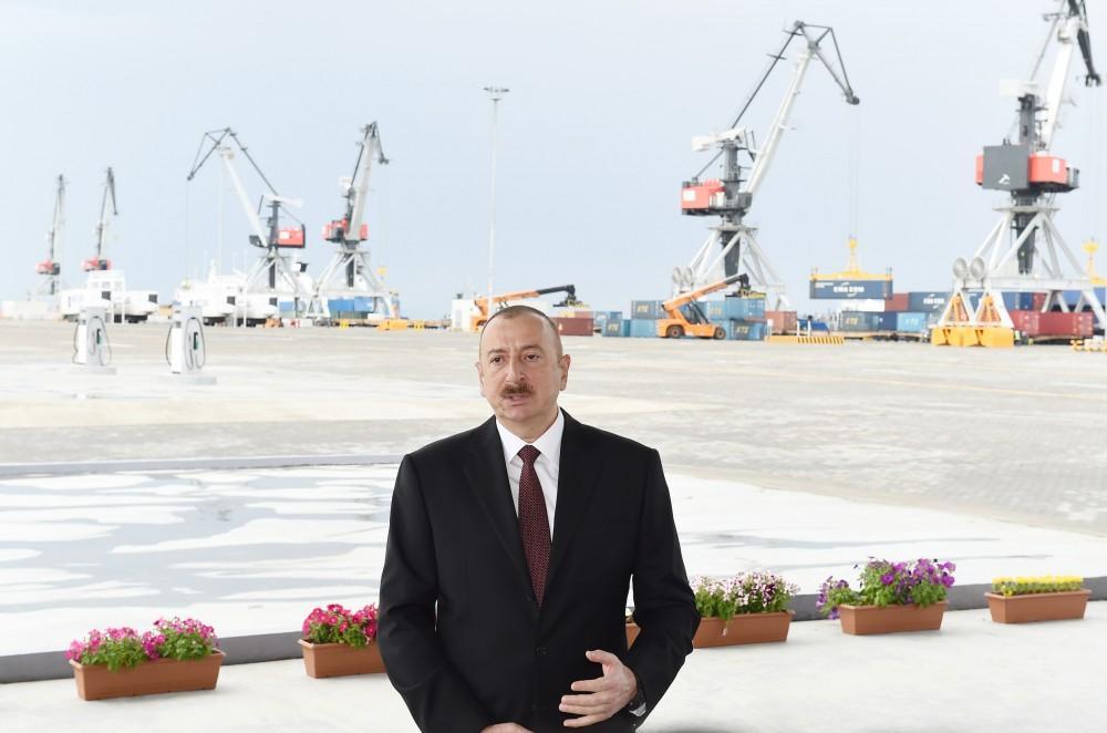 "Biz nəqliyyat infrastrukturumuzla bağlı qarşımızda duran bütün vəzifələri icra etdik" - İlham Əliyev