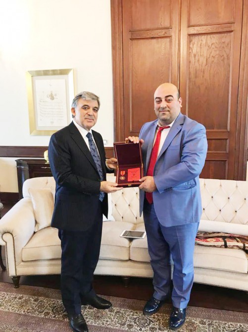 Abdullah Gülə “Azərbaycanın dostu” qızıl ordeni təqdim olundu
