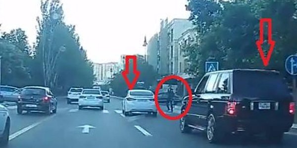 Piyadalara qənim kəsilən "Range Rover" və "Hyundai" kameraya belə düşdü - VİDEO