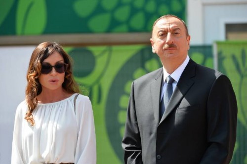 Prezident və xanımı “Qobu Park” kompleksinin açılışında