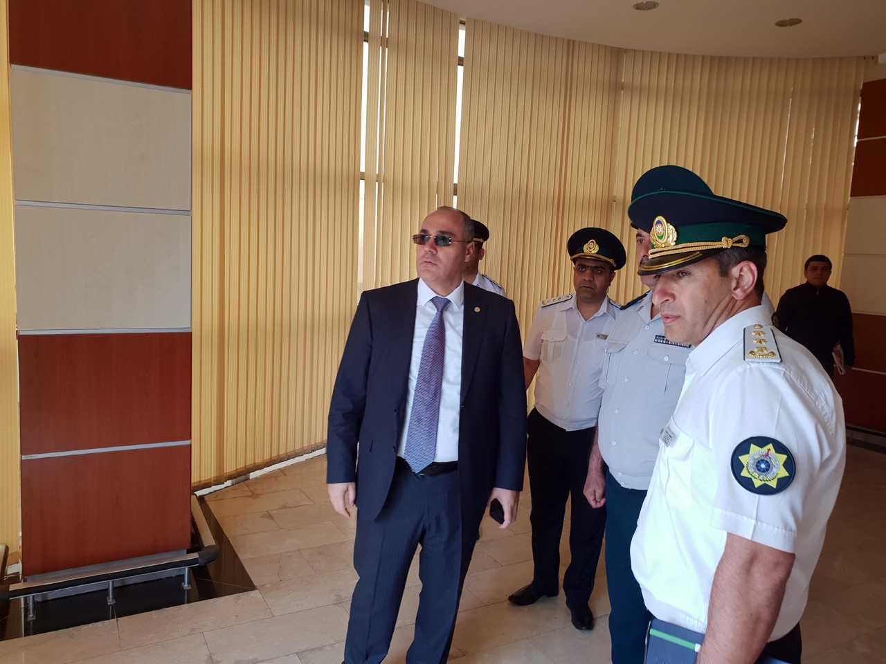 General Rusiya ilə sərhəddə yoxlama apardı - Fotolar