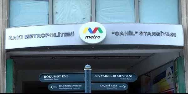 Metronun ötən gün açılışı olan "Sahil" stansiyasında problem yarandı