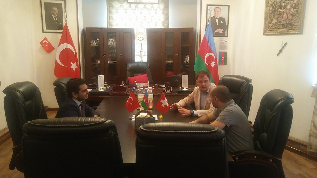 İsveçrəli qonaq "FONO"-da olub - FOTOLAR