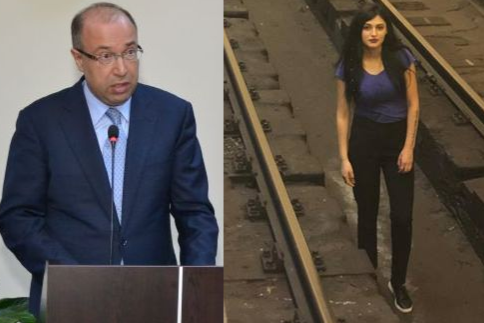 "Relslərin üzərində şəkil çəkdirən qıza Zaur Hüseynov icazə verib" - Polisdən açıqlama - FOTOLAR