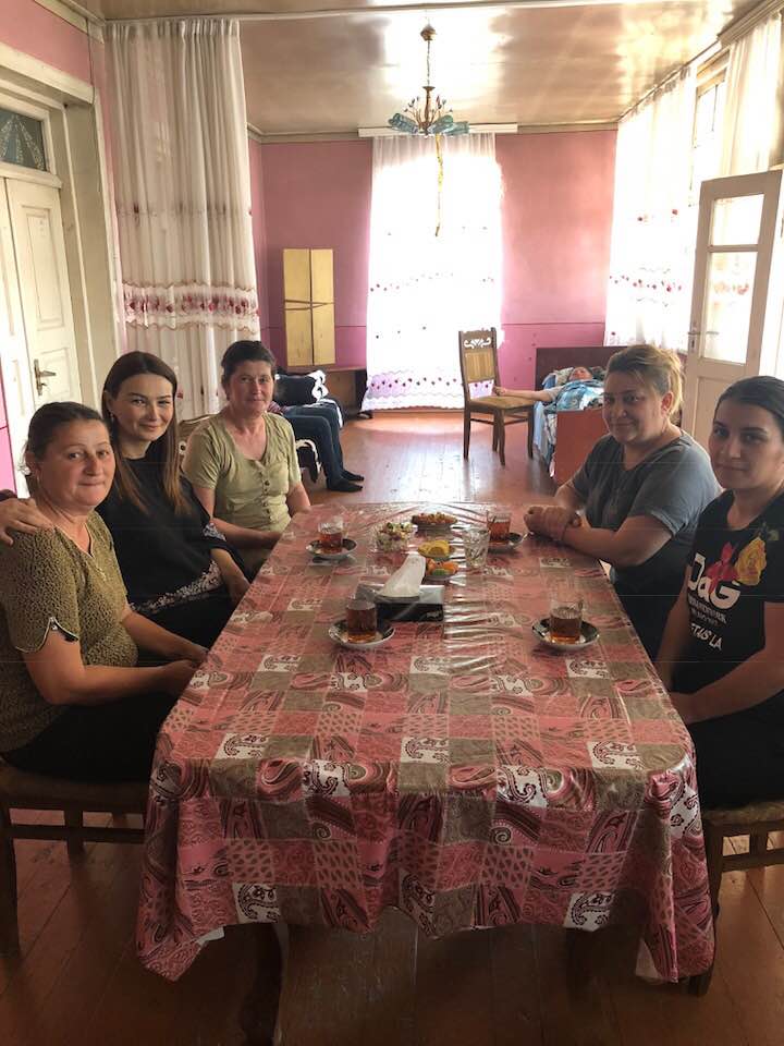 Qənirə Paşayeva Tovuzun kəndlərində sakinlərlə görüşüb
