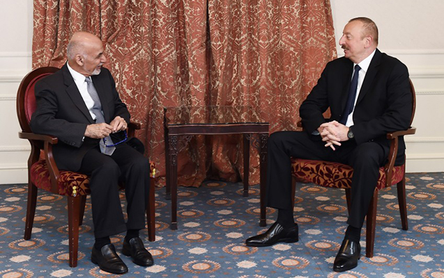 İlham Əliyev Əfqanıstan prezidenti ilə görüşüb