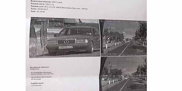 Azərbaycanda yol polisi radara düşdü: Protokol başqasına yazıldı