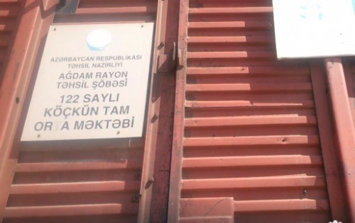 Vaqon-məktəbin şagirdləri yeni binada dərsə gedəcəklər