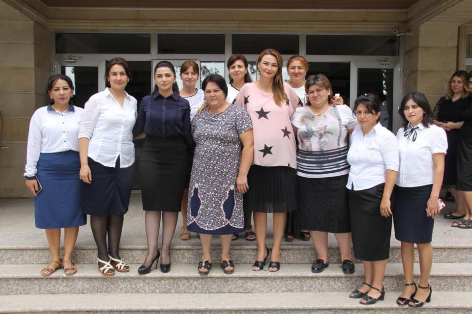 Qənirə Paşayeva yeni dərs ili öncəsi Tovuzda məktəbləri ziyarət edib - FOTOLAR