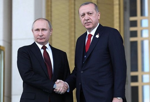 Ərdoğanla Putinin görüşü başladı - SOÇİDƏ