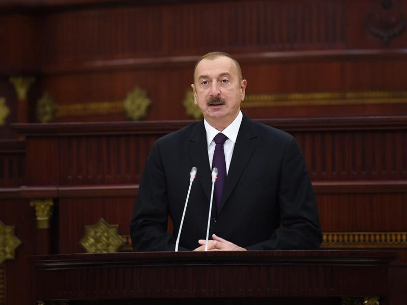 "Bugünkü inkişafımızda Azərbaycan parlamentinin də payı var" - İlham Əliyev