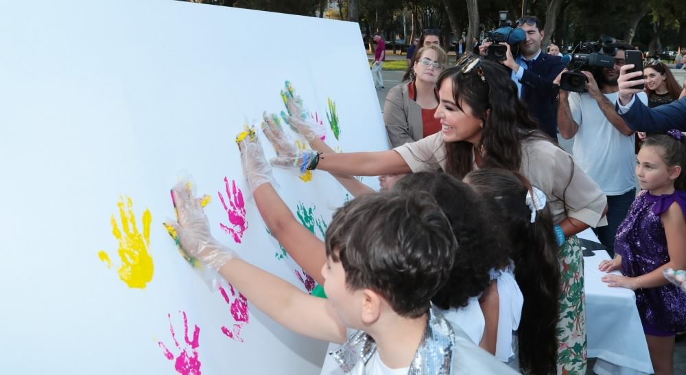 Leyla Əliyeva Bulvarda: Sülh Gününə həsr olunan tədbirdə iştirak edib - FOTOLAR