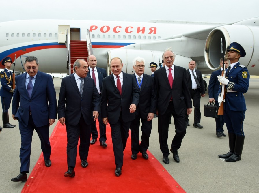 Putin Azərbaycanda - FOTOLAR
