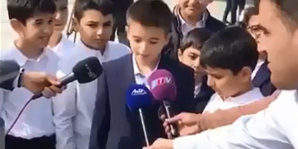 İlham Əliyevin nəvəsi müsahibə verdi - VİDEO