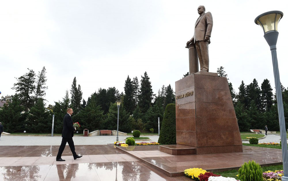 İlham Əliyev İmişliyə getdi