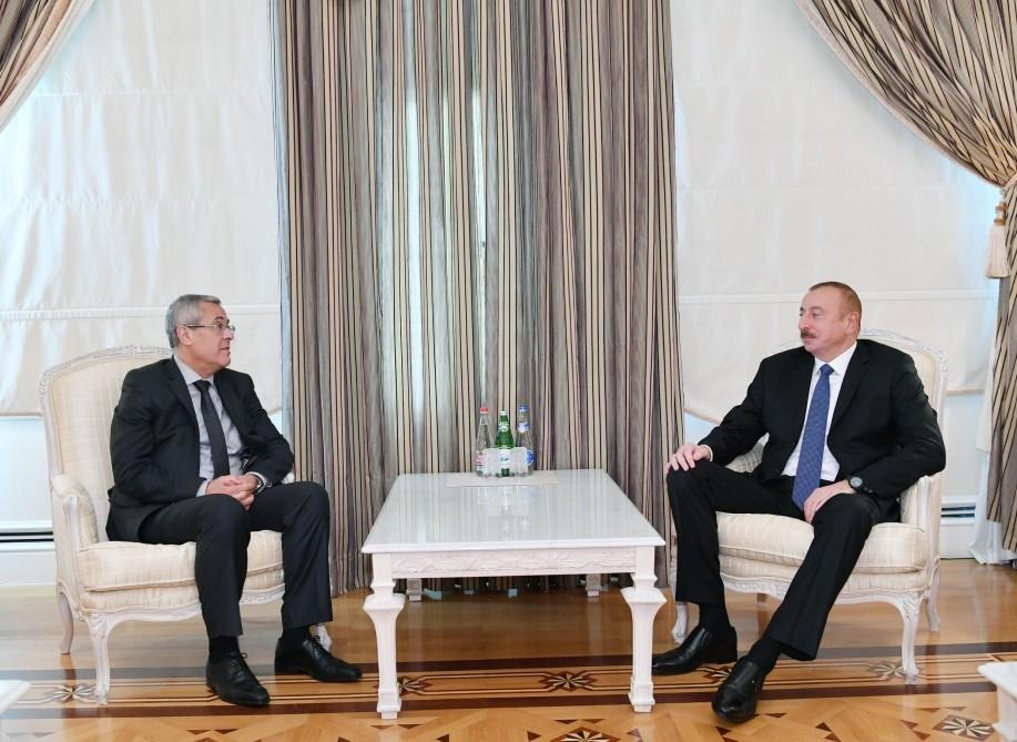 İlham Əliyev mərakeşli naziri qəbul etdi