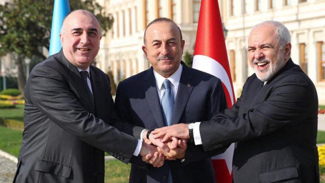 3 ölkənin xarici işlər nazirləri İstanbul Bəyannaməsini imzaladılar
