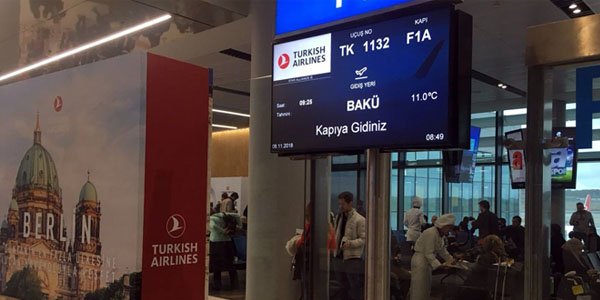 Dünyanın ən böyük hava limanından Bakıya ilk uçuş gerçəkləşdirildi