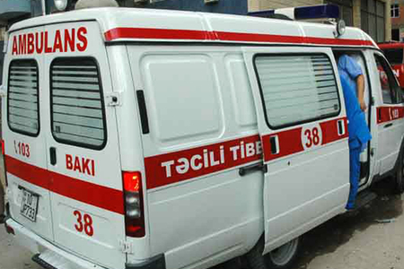 Gəncədə qəza törədən sürücü qıcolmadan öldü