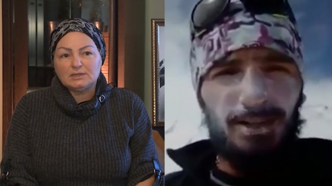 “Əlimi üzünə çəkmək istədim, qoymadılar” - 5 aydan sonra meyiti gələn alpinistin anası