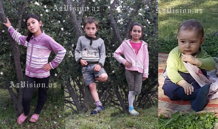 Evdə yanaraq ölən uşaqların FOTOLARI