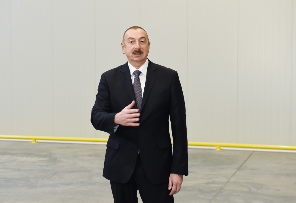 "Fabrikdə 11 mlrd. ədəd siqaret istehsal olunacaq" - İlham Əliyev