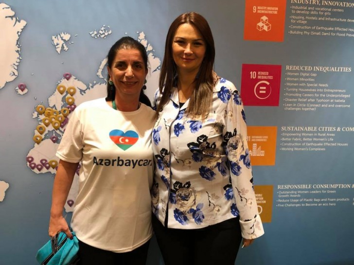 Qənirə Paşayeva bir sıra xarici ölkələrin fəal xanımlar ilə Qarabağdan danışıb - FOTOLAR
