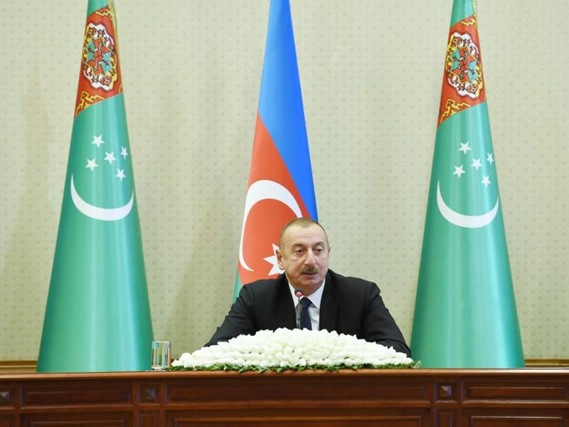"Azərbaycan-Türkmənistan münasibətlərinin çox böyük potensialı var" - İlham Əliyev