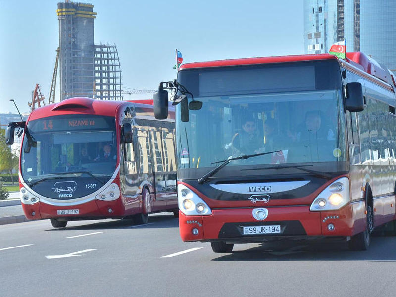Sabah bəzi avtobusların hərəkəti dəyişdiriləcək