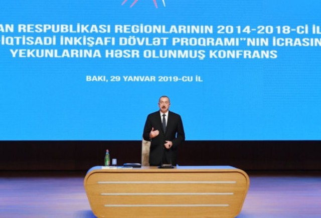 Prezident 4 ilin yekunları ilə bağlı konfrans keçirir - FOTO