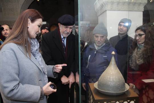 Qənirə Paşayeva Türkiyədən gəlmiş ziyalılarla görüşdü -FOTOLAR