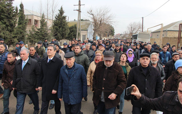 Novxanıdakı yürüşlə bağlı - Rəsmi məlumat